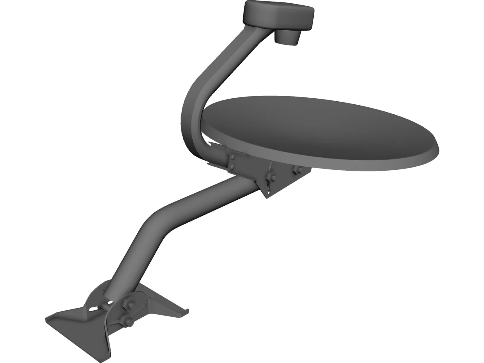 Satellite Dish 3D Model main preview