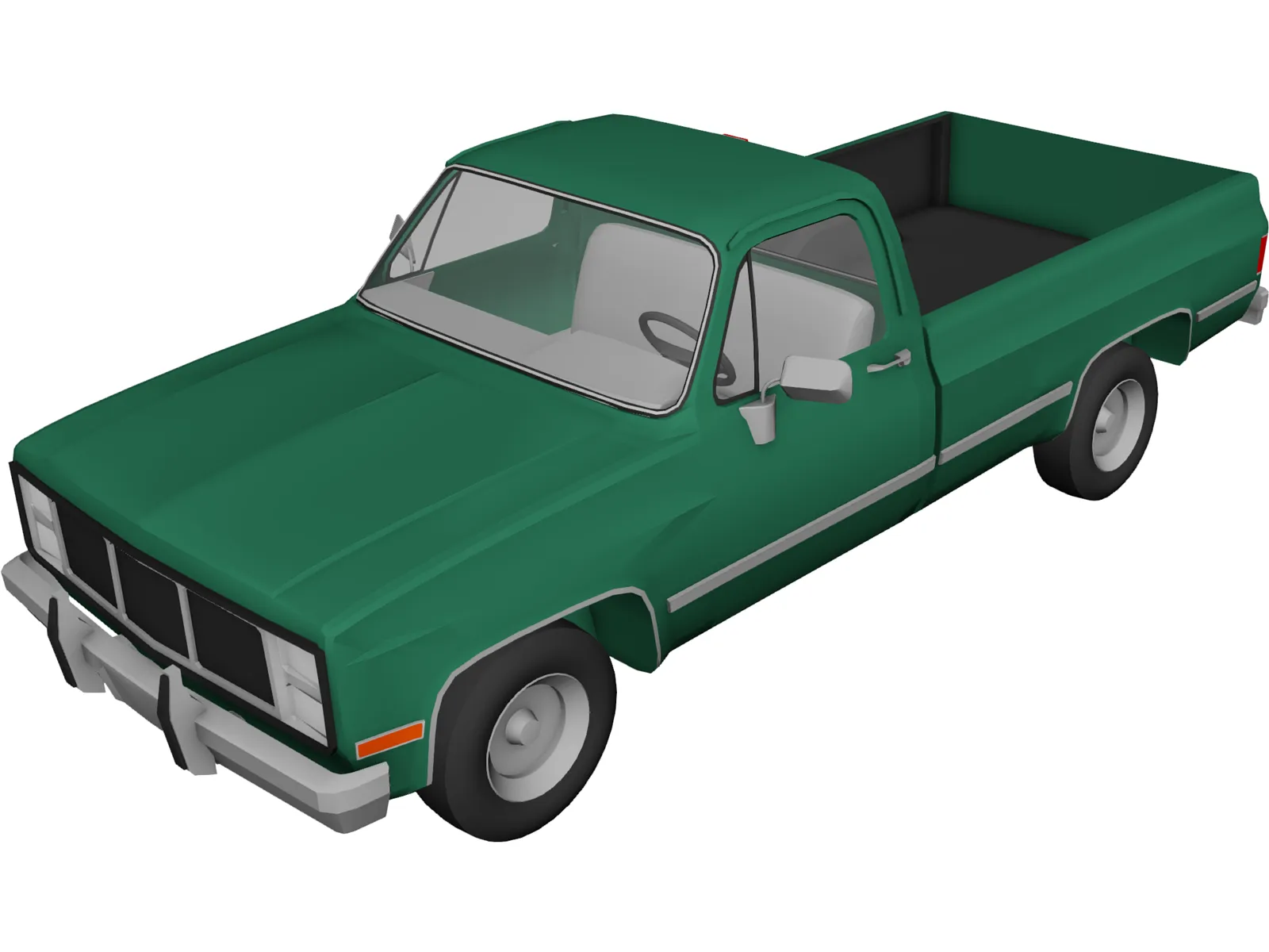 GMC Pickup (1985) 3D Model main preview
