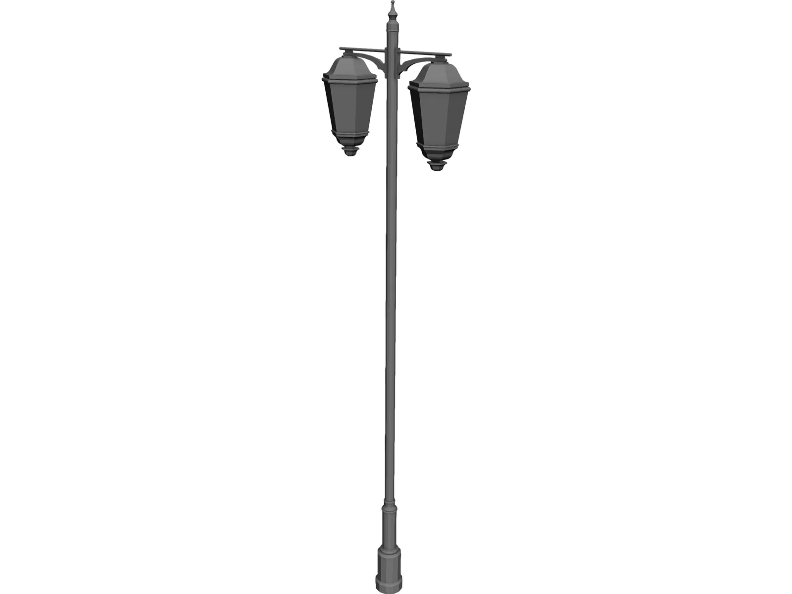 Town Street Light 3D Model main preview