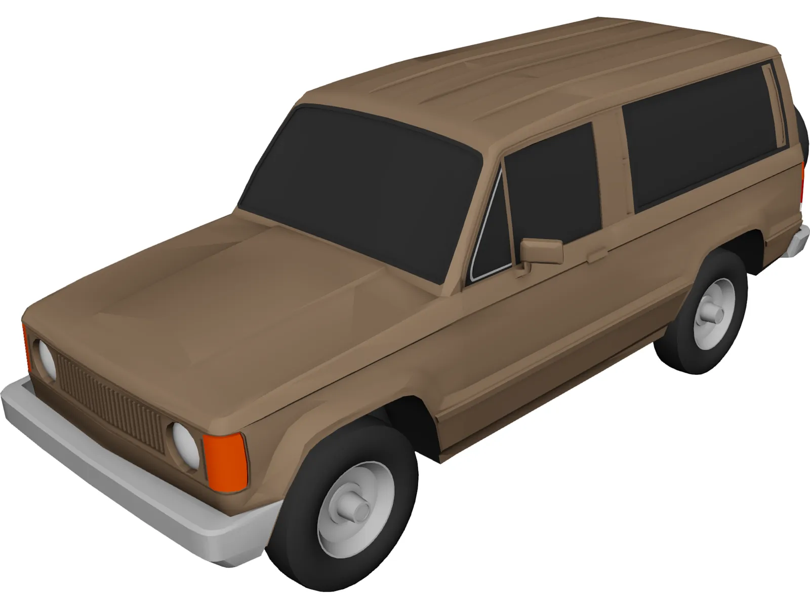 Isuzu Trooper (1986) 3D Model main preview