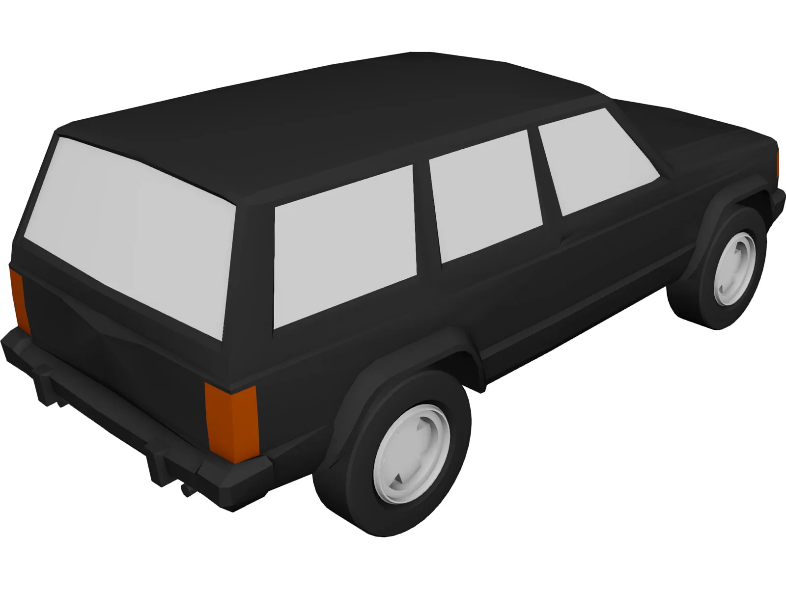 Jeep Cherokee (1986) 3D Model main preview