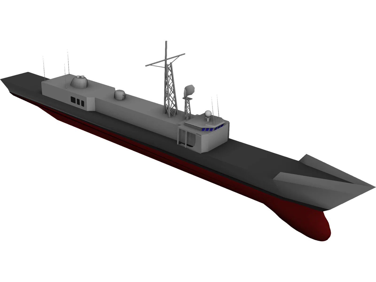 FFG Oliver Perry 3D Model main preview