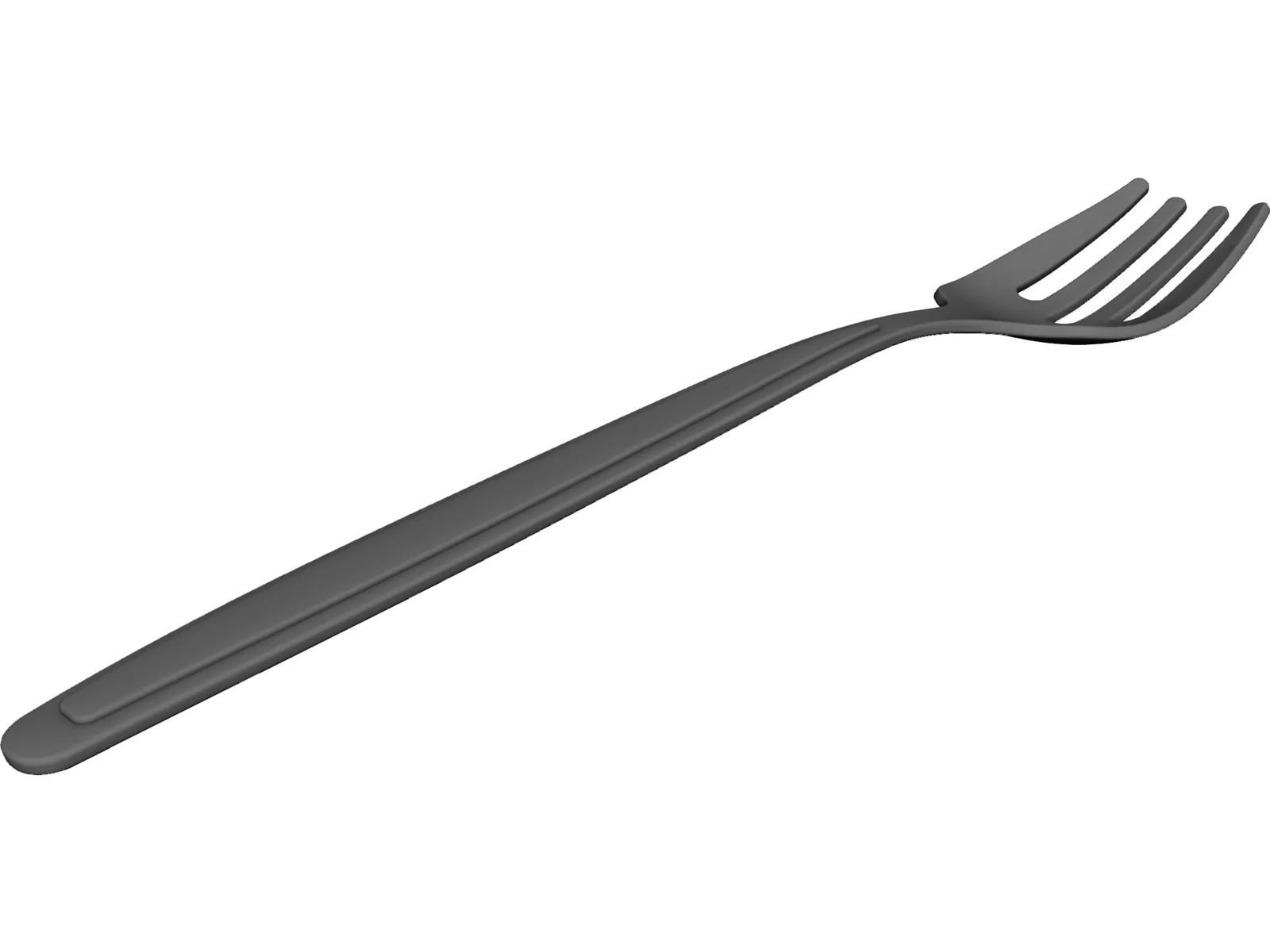 Fork 3D Model main preview