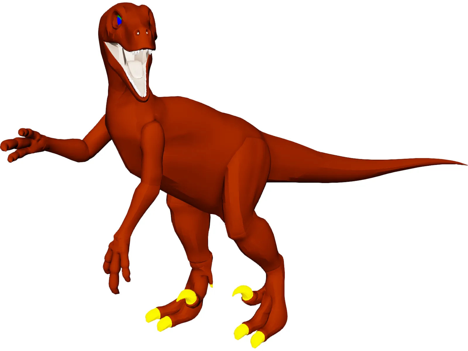 Velociraptor 3D Model main preview