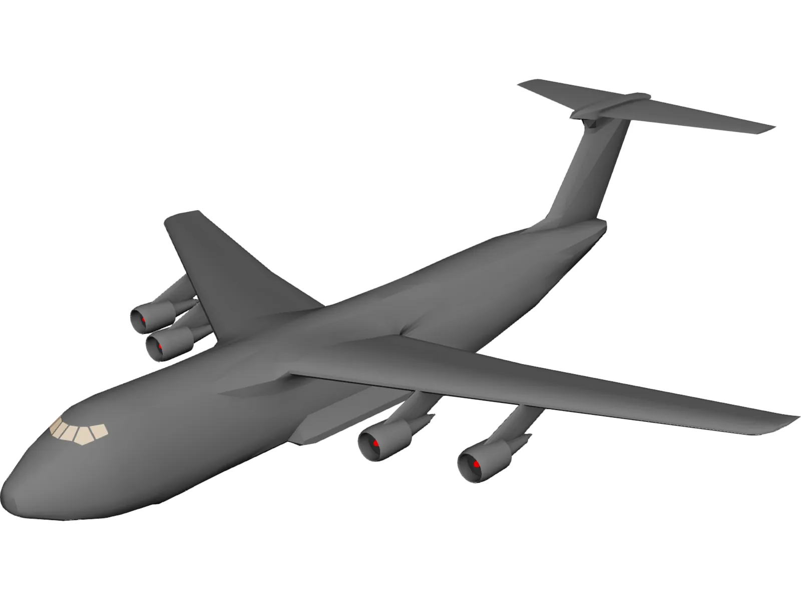 Lockheed C-5G Galaxy 3D Model main preview