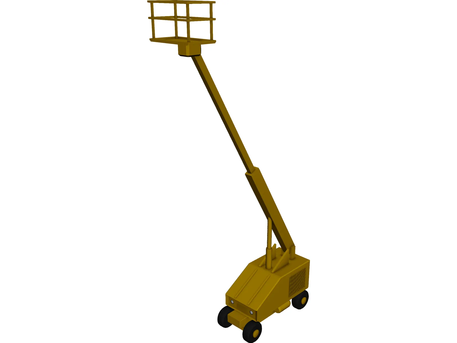 Manlift 3D Model main preview