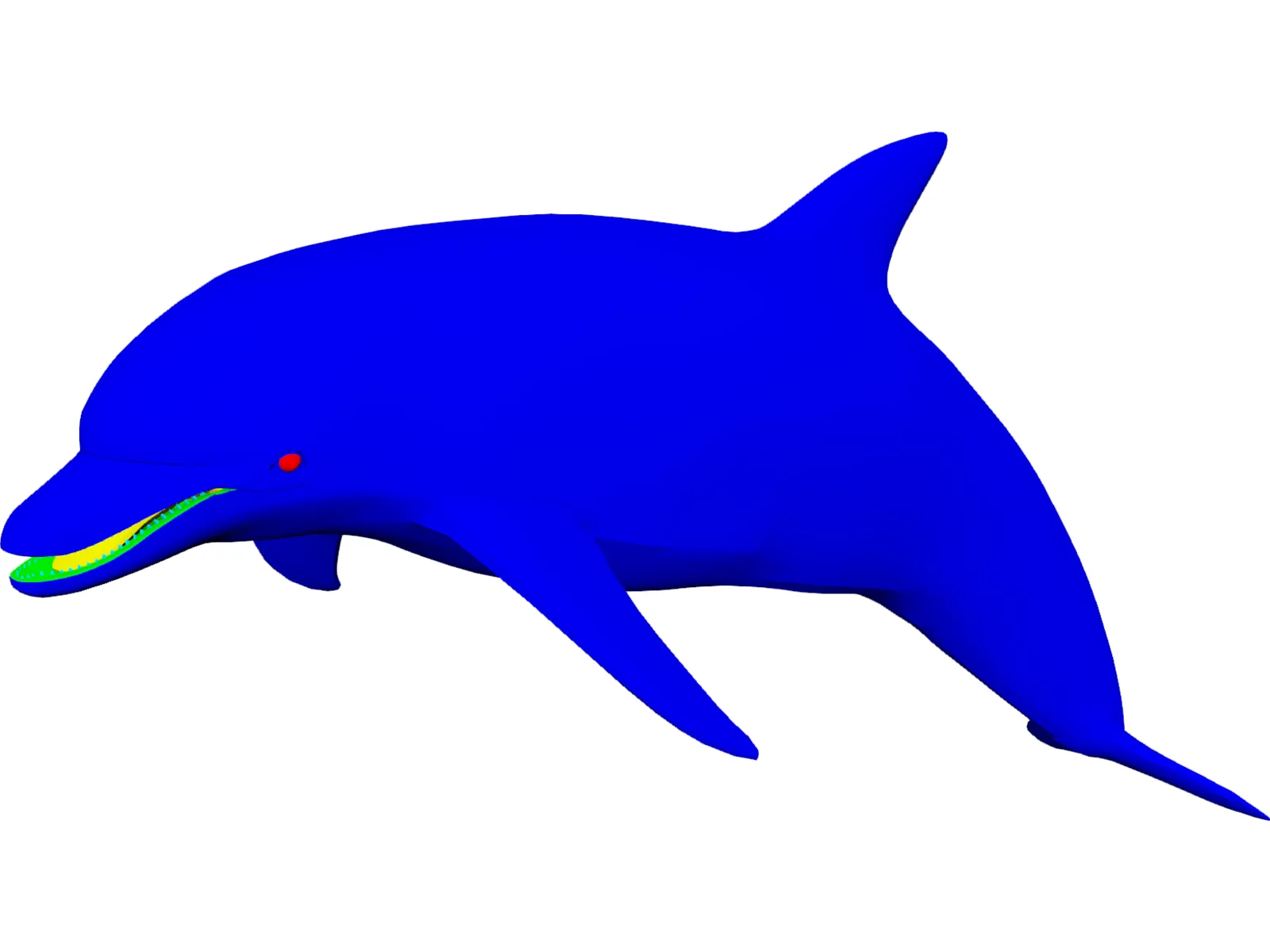 Dolphin 3D Model main preview