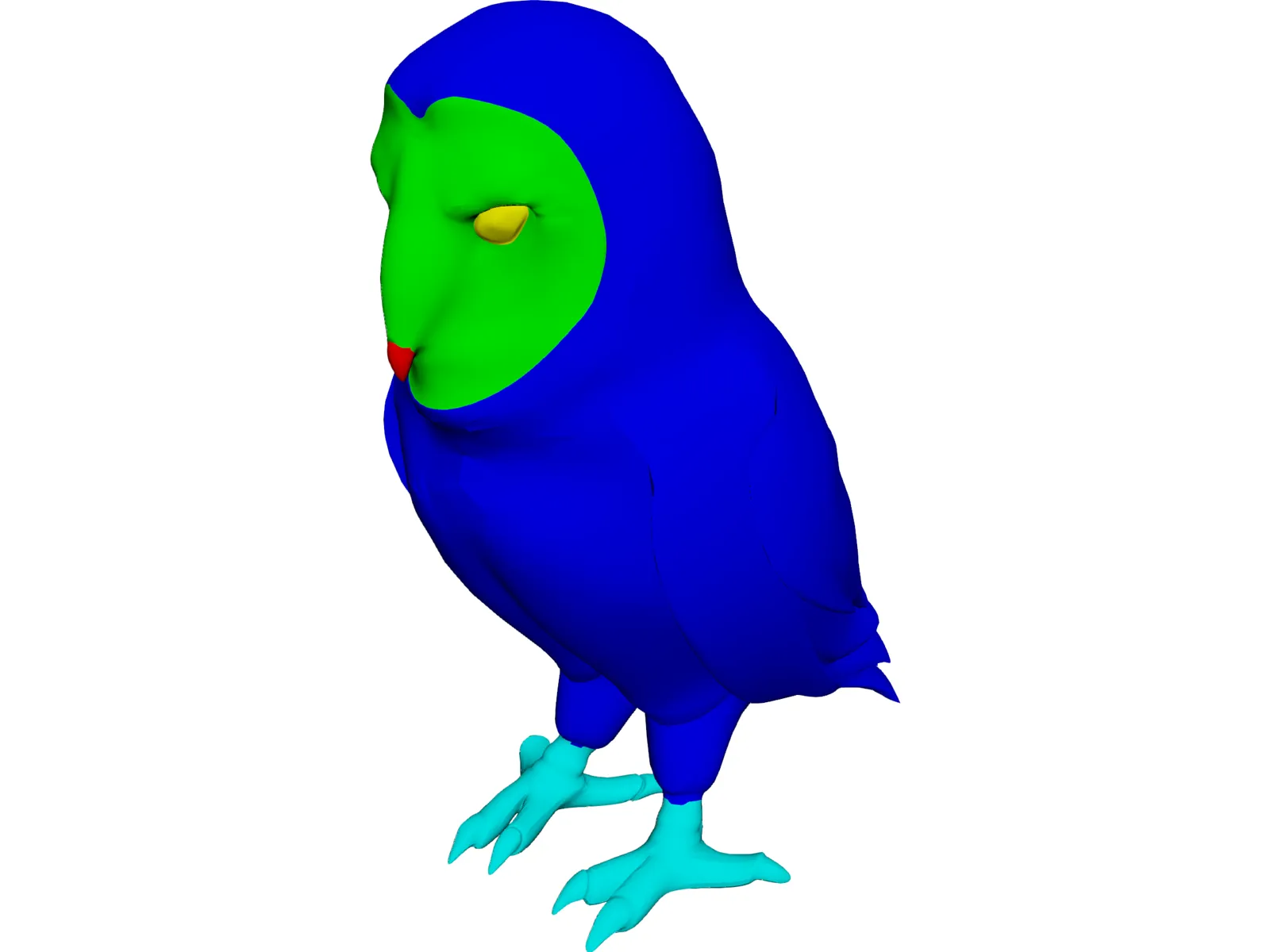 Owl Barn 3D Model main preview