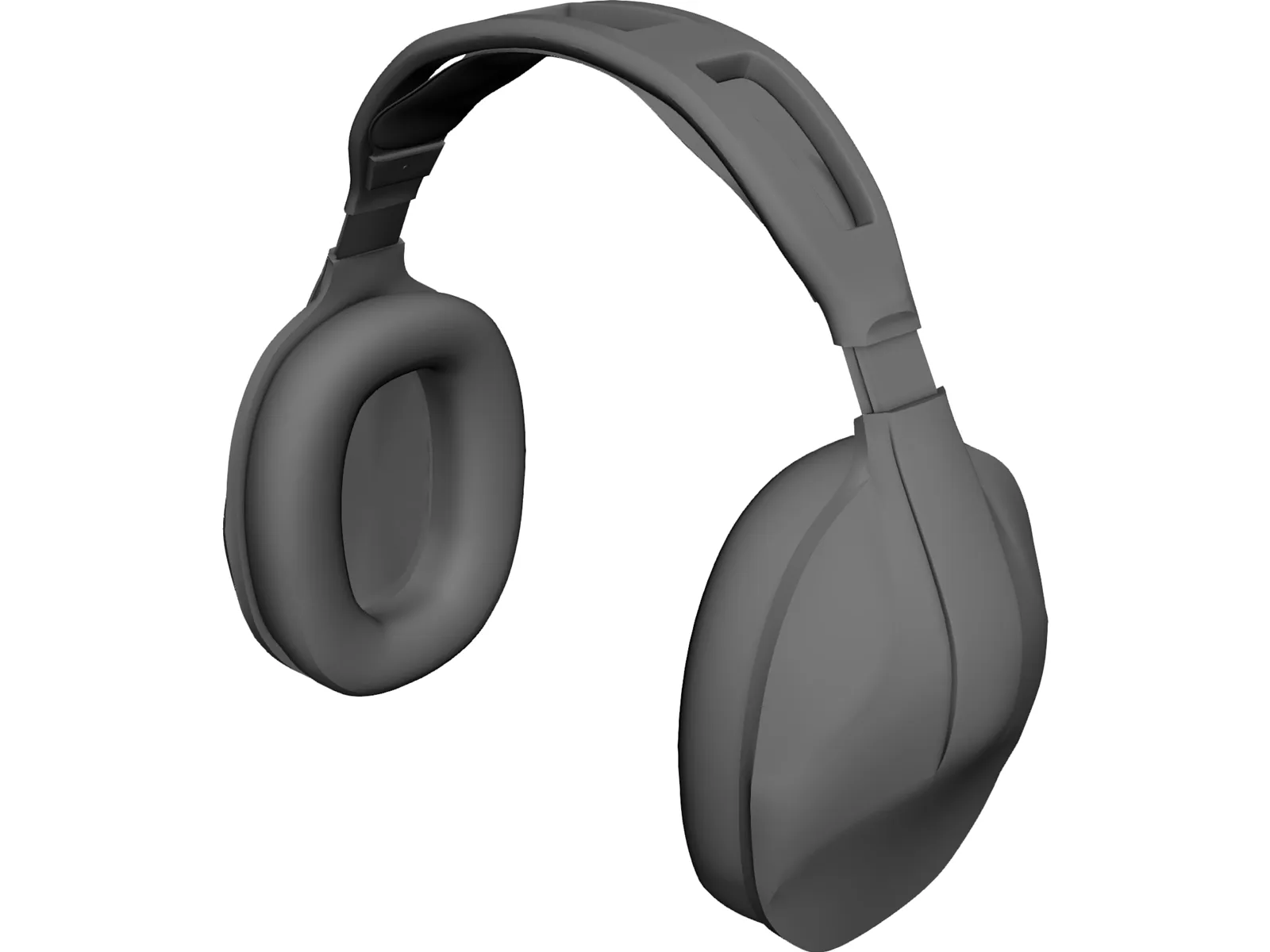 Headphones 3D Model main preview