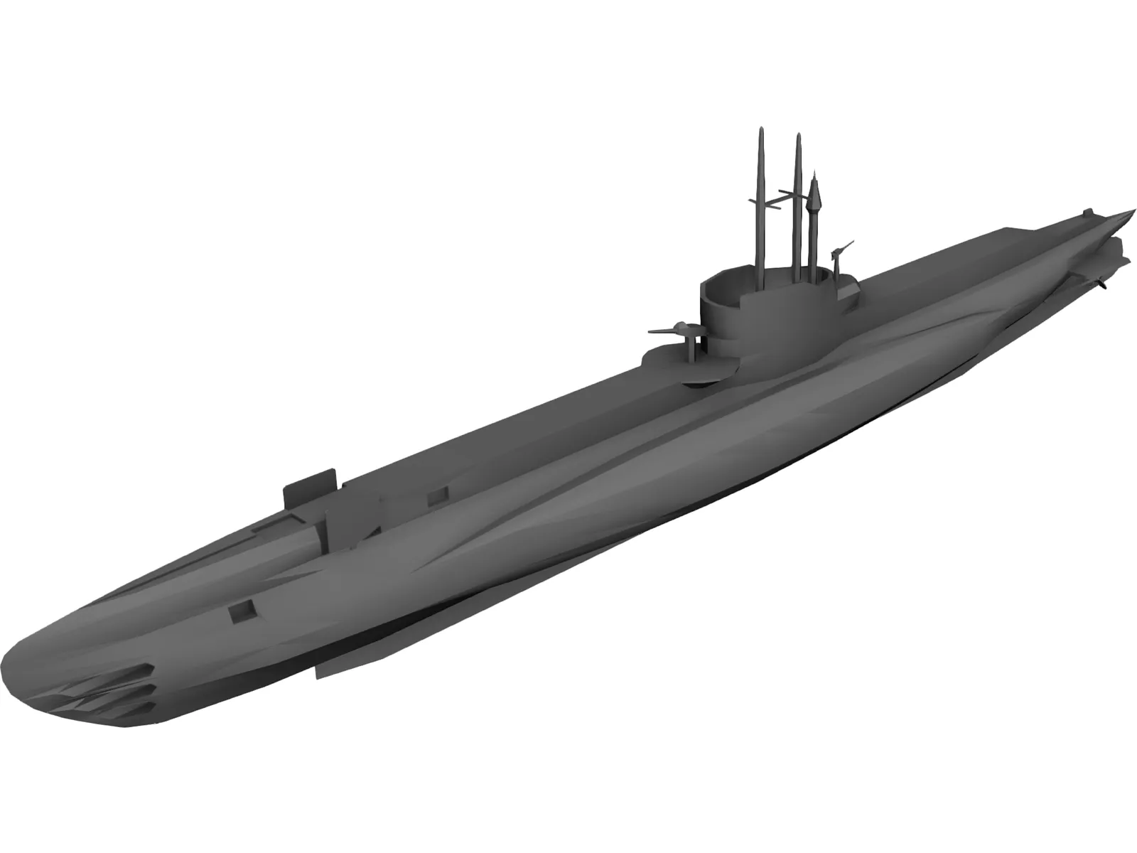 HMS Seawolf 3D Model main preview