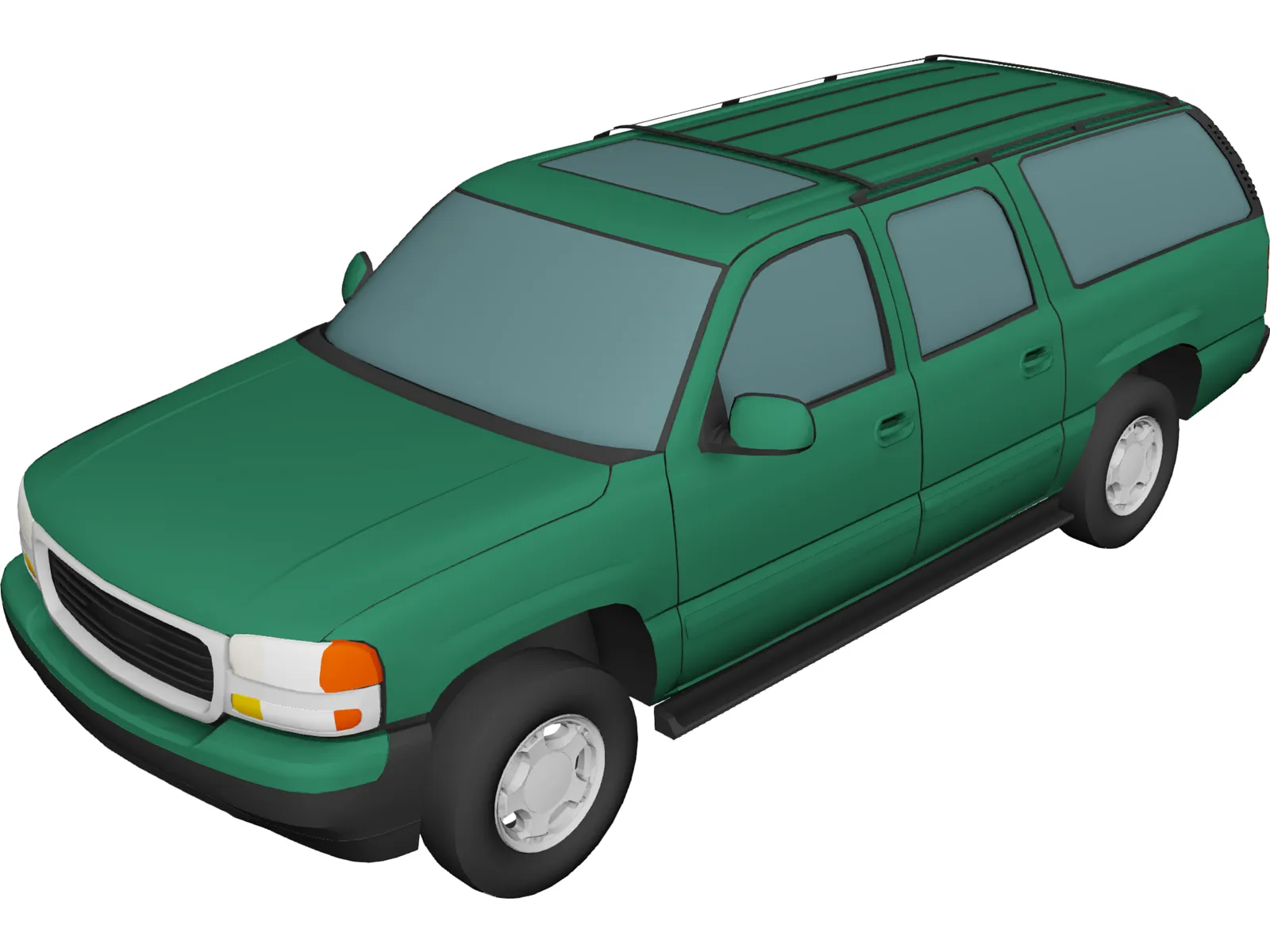 GMC Yukon (2000) 3D Model main preview