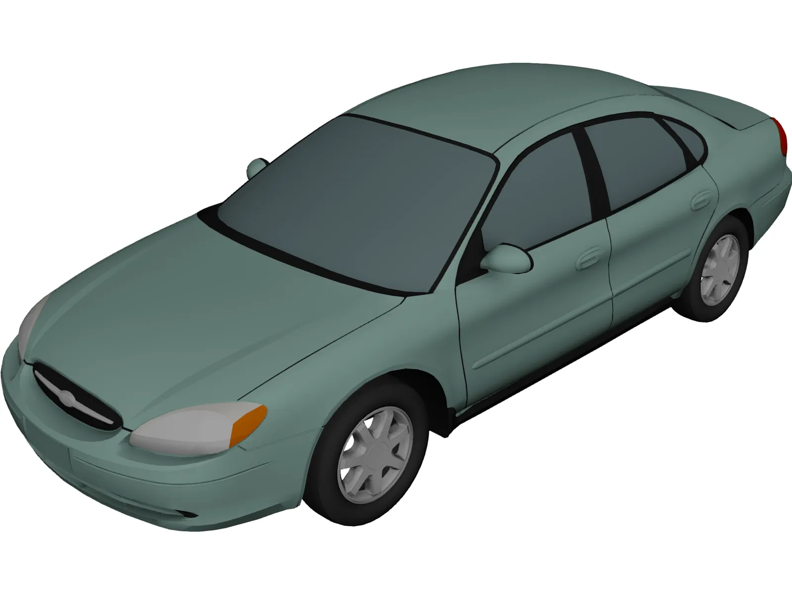 Ford Taurus (2000) 3D Model main preview