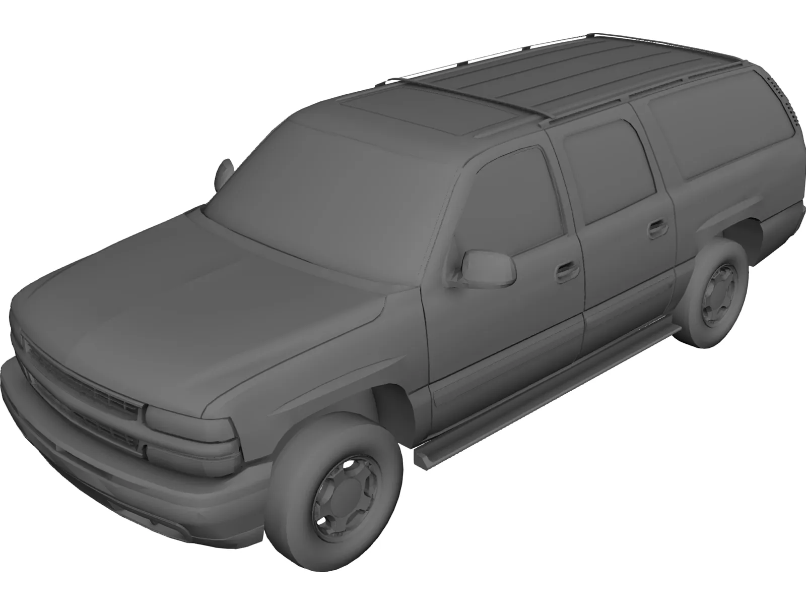 Chevrolet Suburban (2000) 3D Model main preview