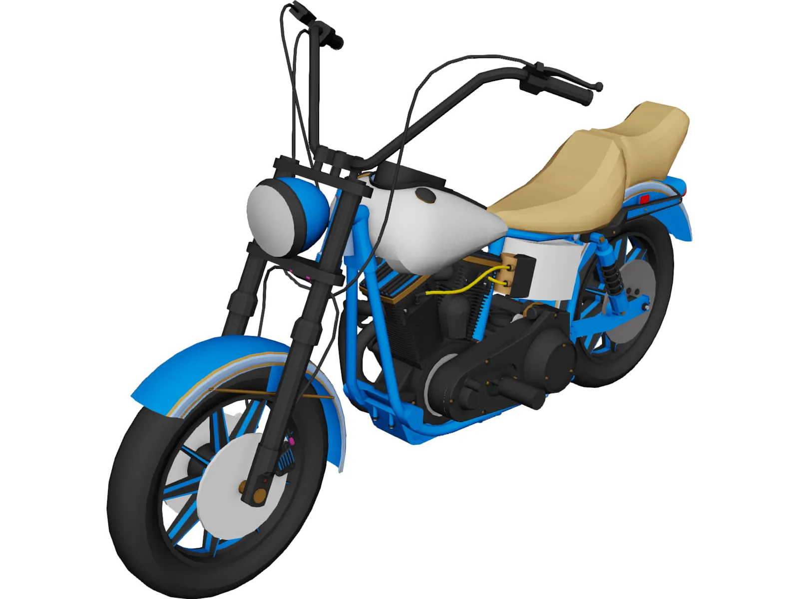 Harley-Davidson 3D Model main preview