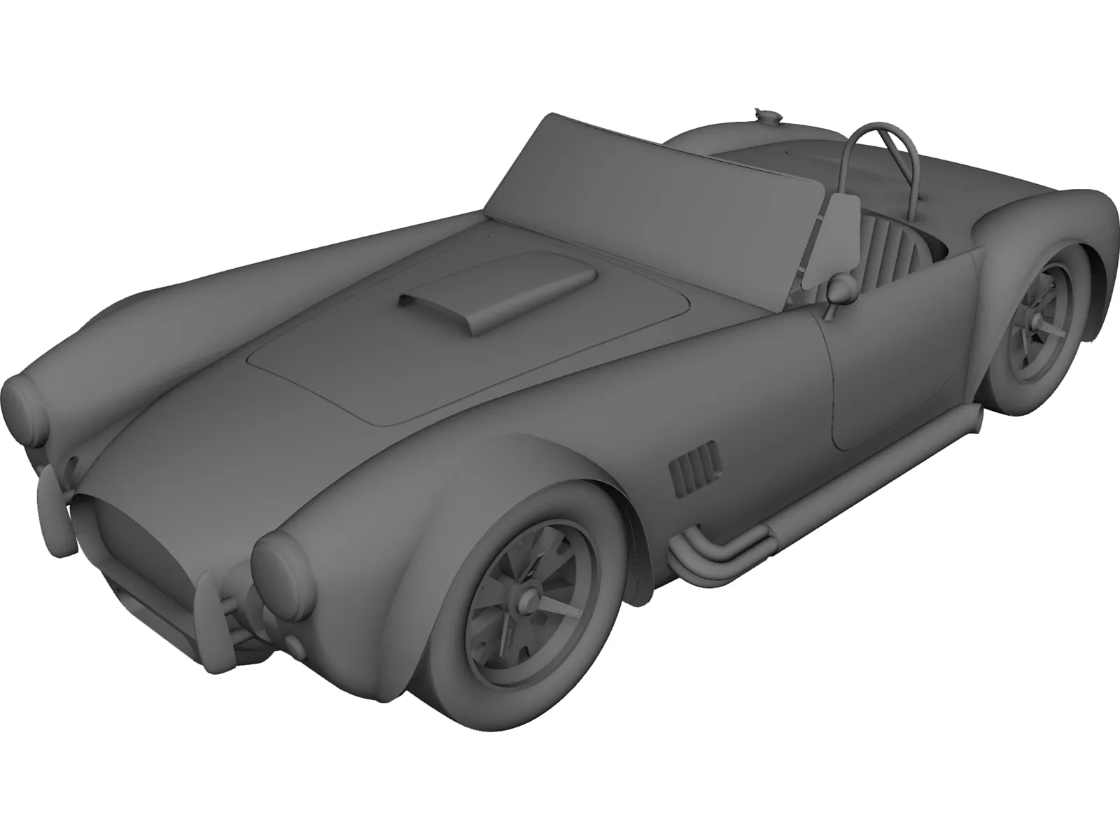 Shelby Cobra (1966) 3D Model main preview