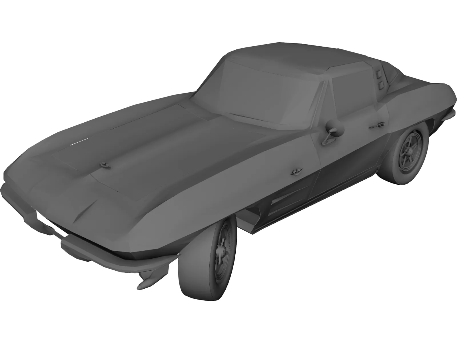 Chevrolet Corvette (1965) 3D Model main preview