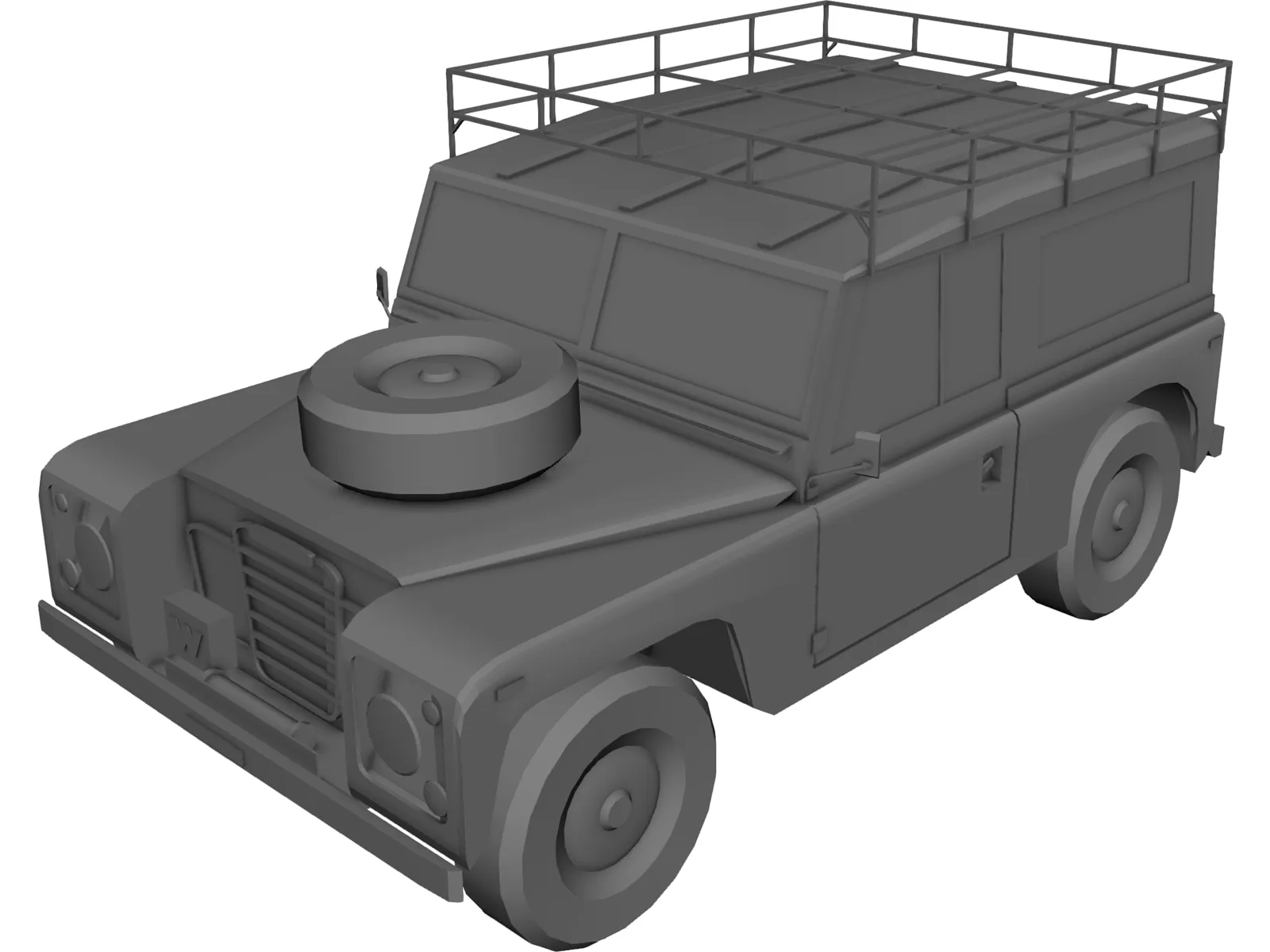 Land Rover (1972) 3D Model main preview