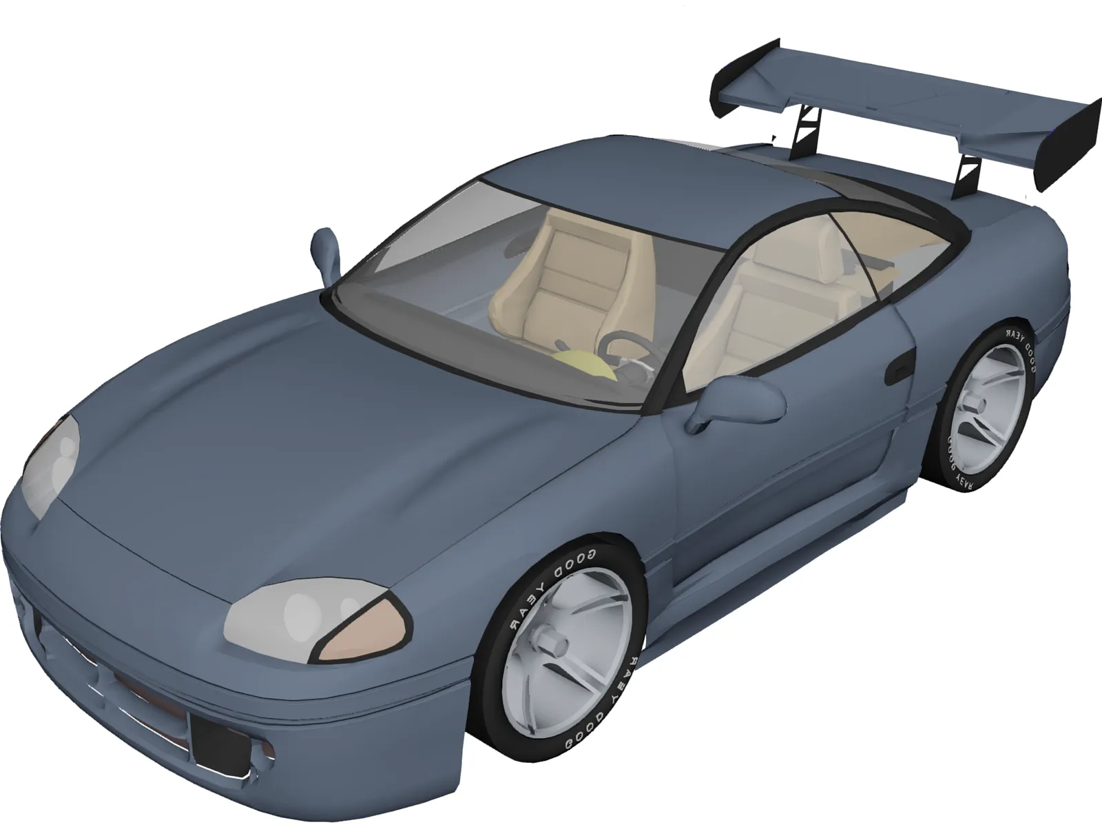 Mitsubishi 3000GT [Tuned] 3D Model main preview