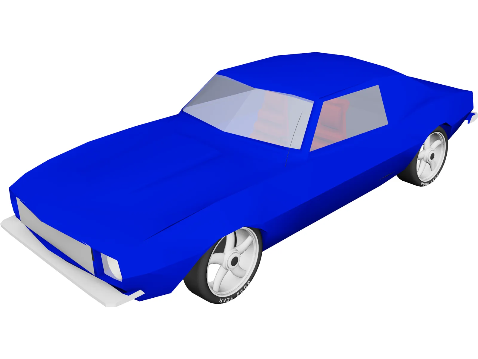Chevrolet Camaro (1962) 3D Model main preview