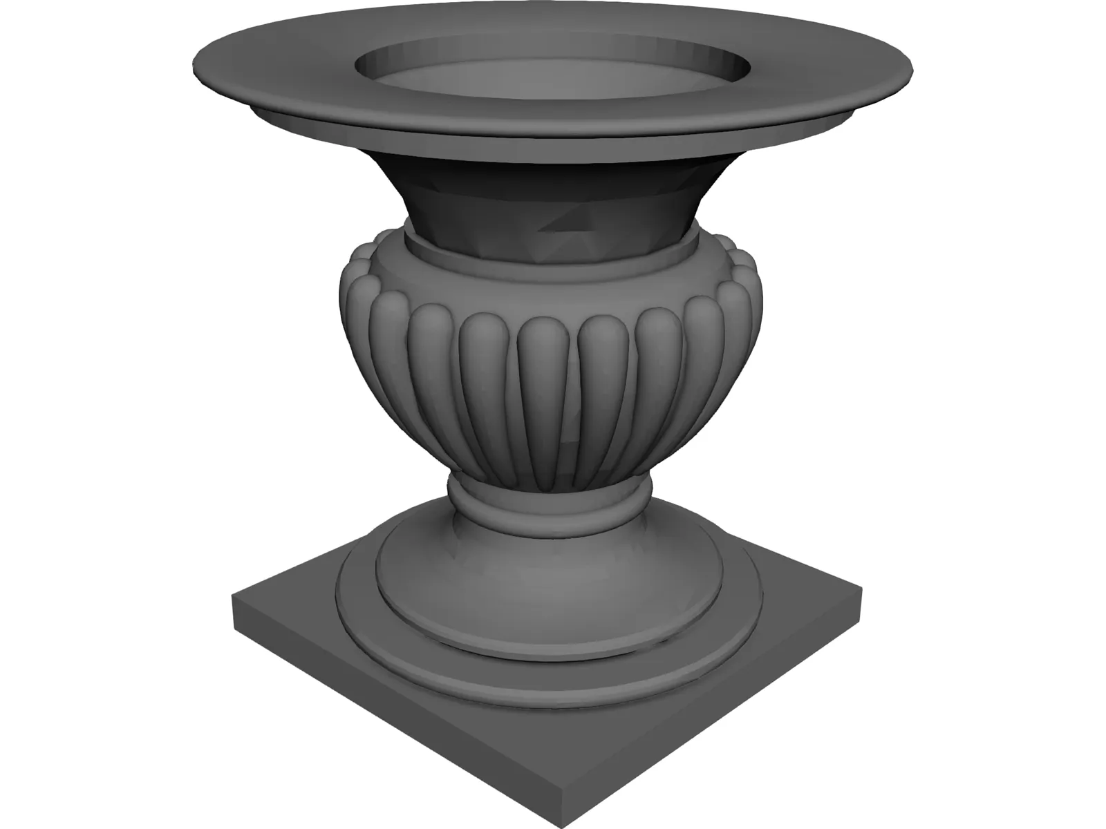 Vase 3D Model main preview