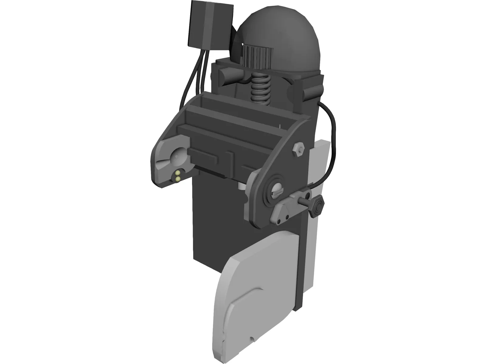 Anvis 9 Helmet Mount 3D Model main preview
