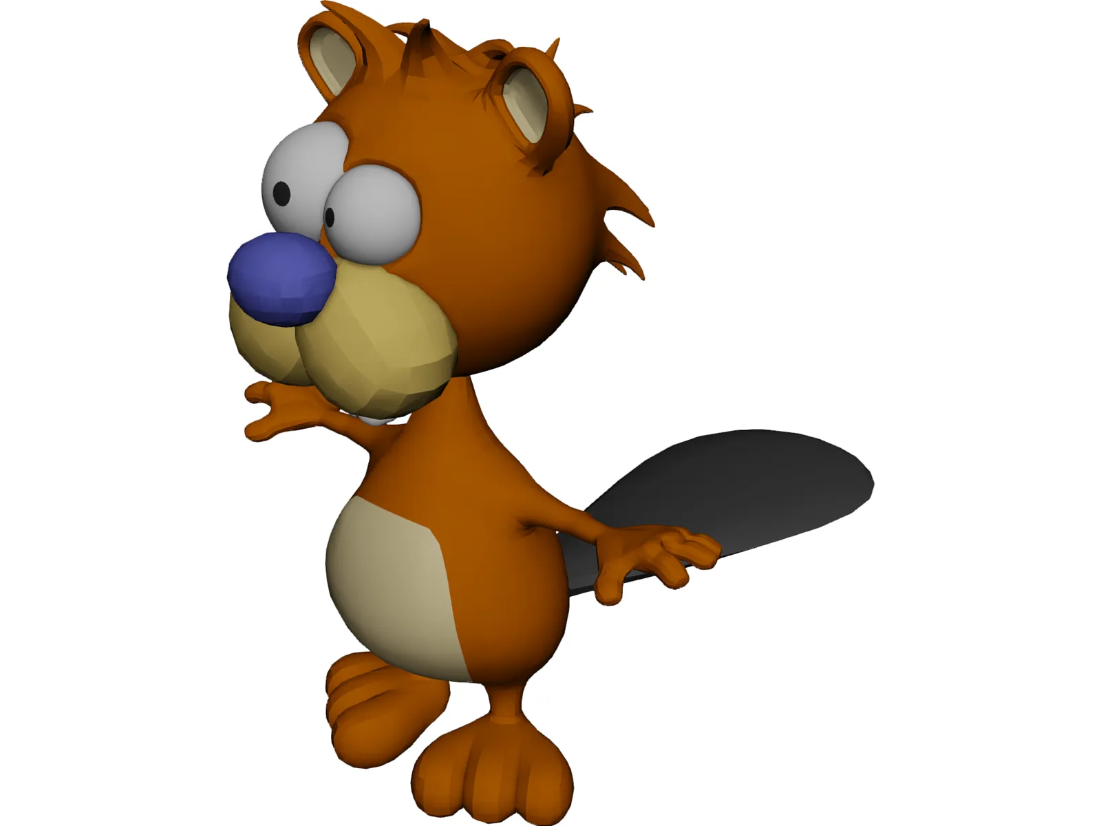 Beaver 3D Model main preview