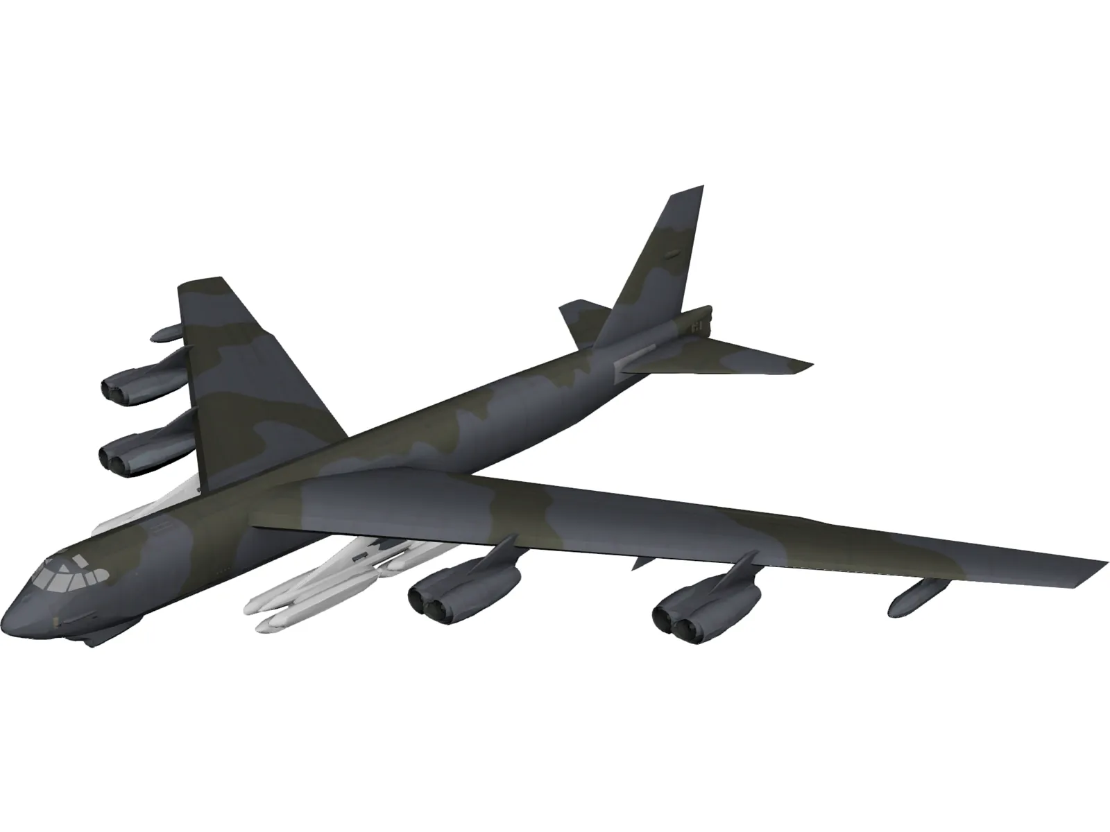 B-52G/H 3D Model main preview