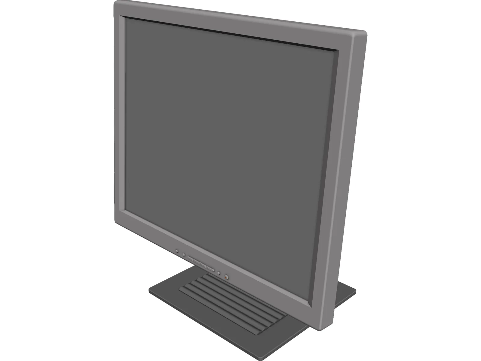 LG TFT Computer Monitor 3D Model main preview
