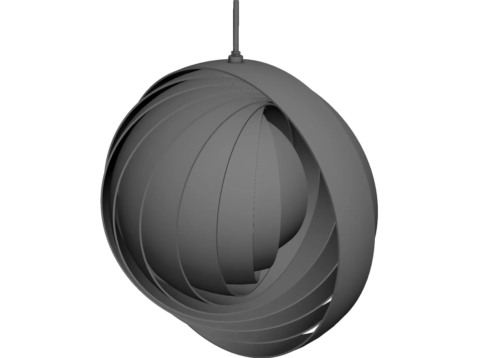 Moon Lamp 3D Model main preview