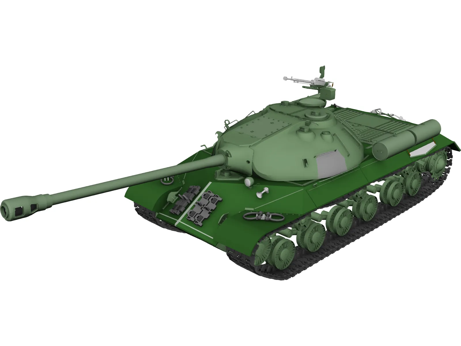 IS-3 Heavy Tank 3D Model main preview