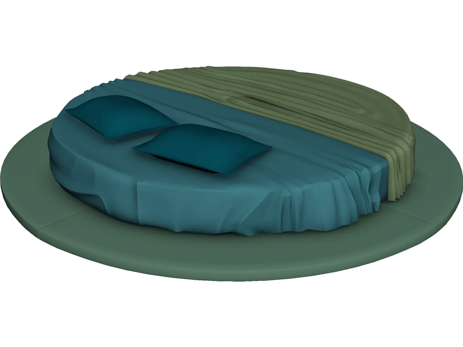 Bed 3D Model main preview