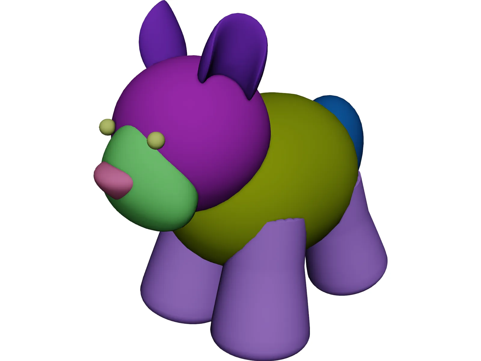 Chocho 3D Model main preview