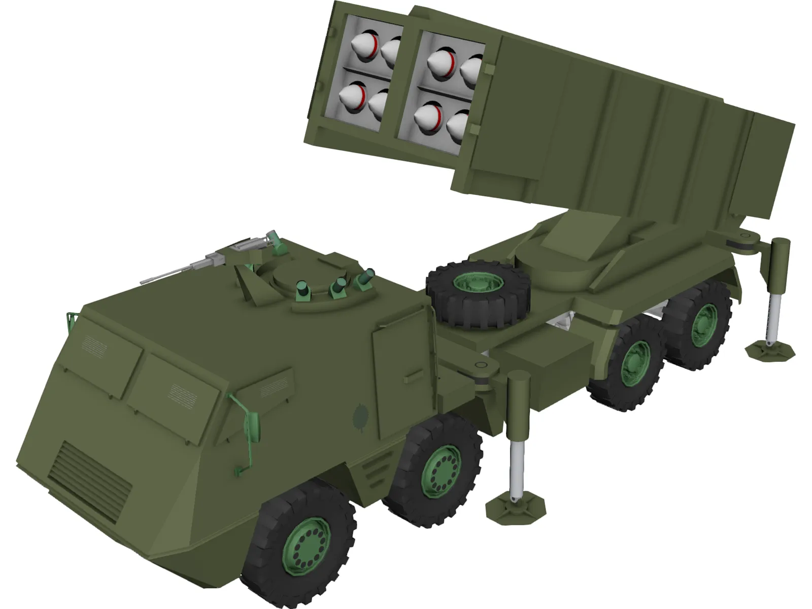 Avibras ASTROS III 3D Model main preview