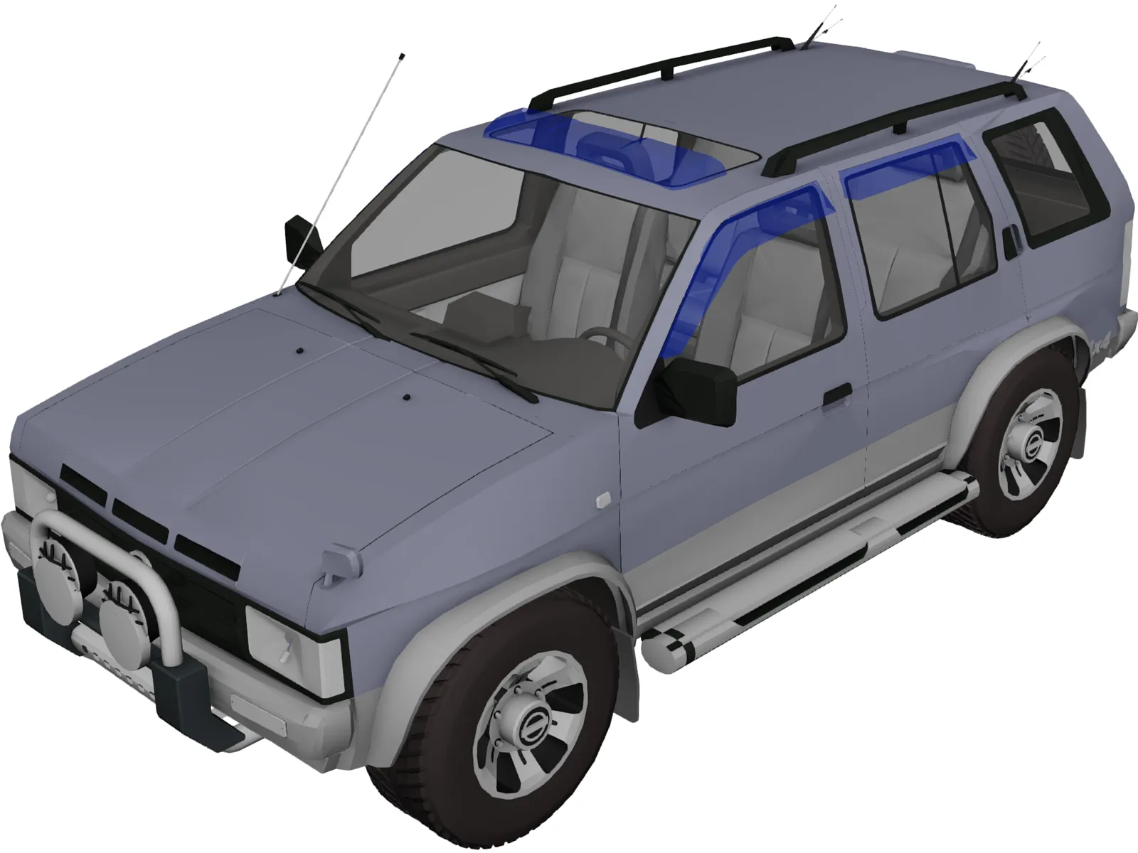 Nissan Terrano 3D Model main preview