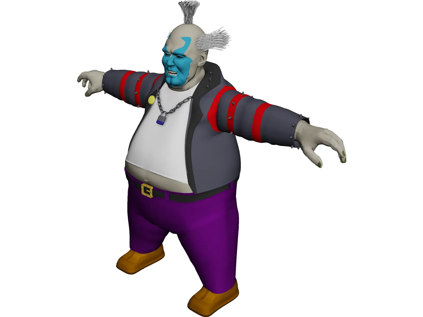 Spawn Evil Klown 3D Model main preview