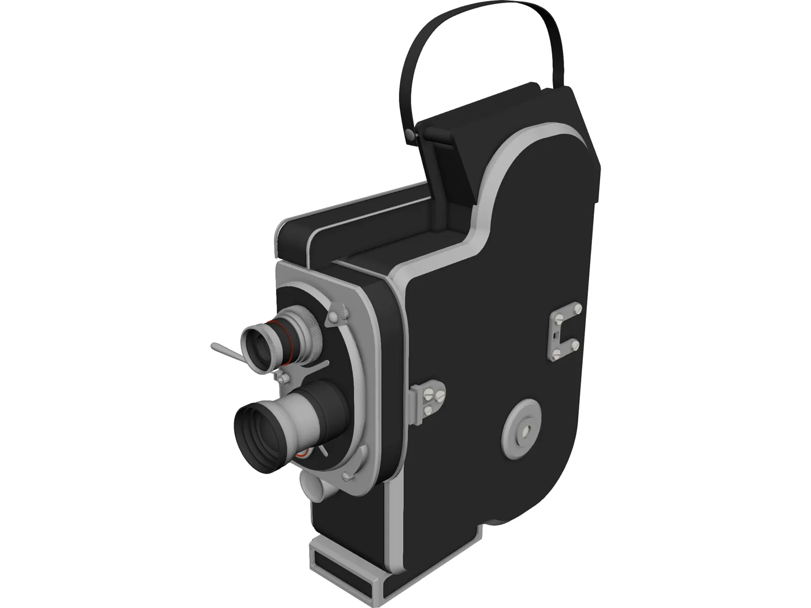 Camcorder Vintage 3D Model main preview