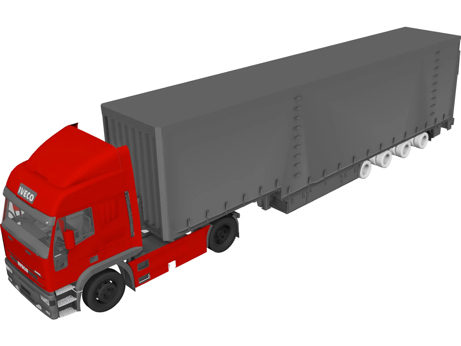 Iveco Eurotech 3D Model main preview