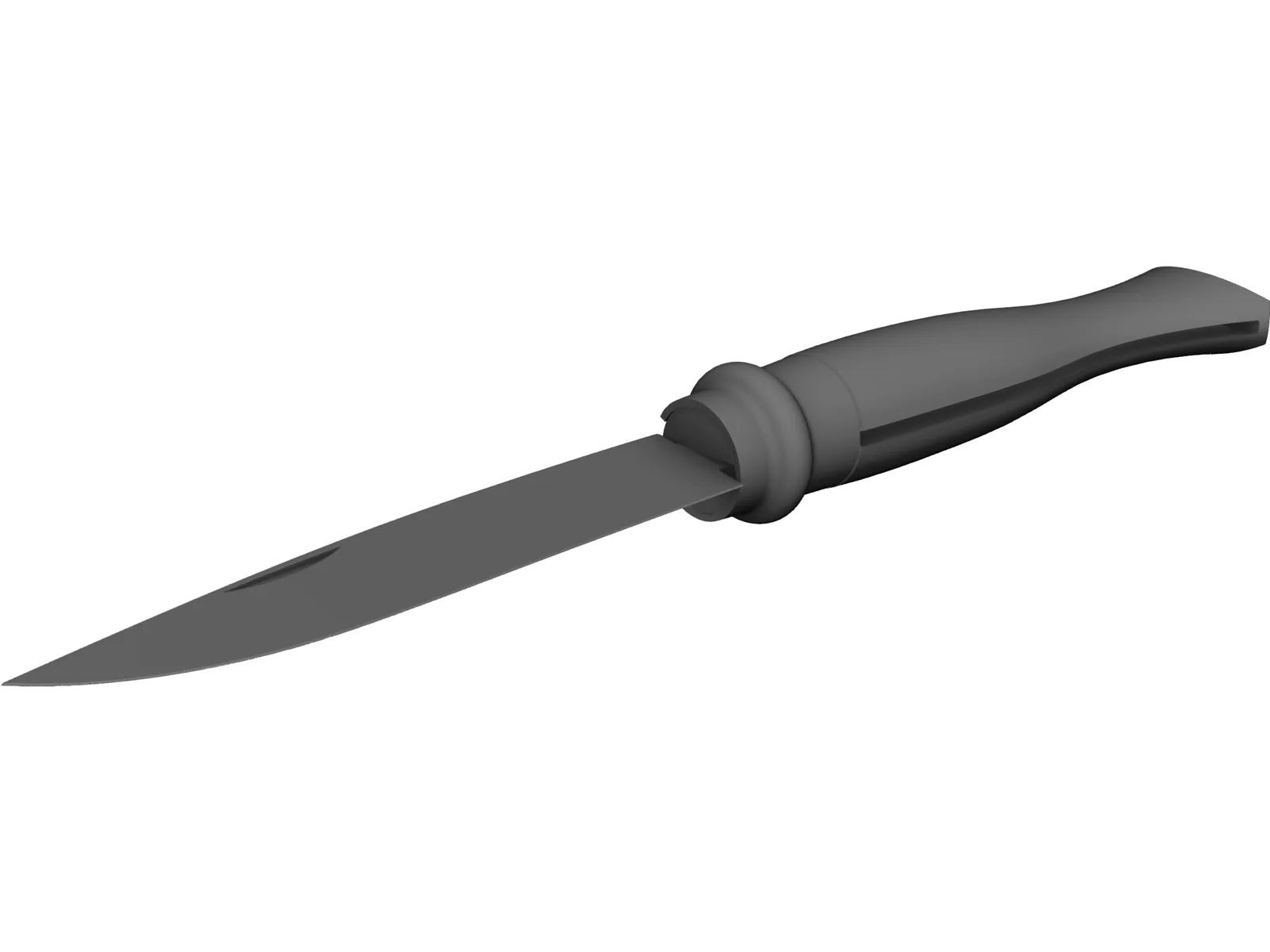 Opinel Knife 3D Model main preview