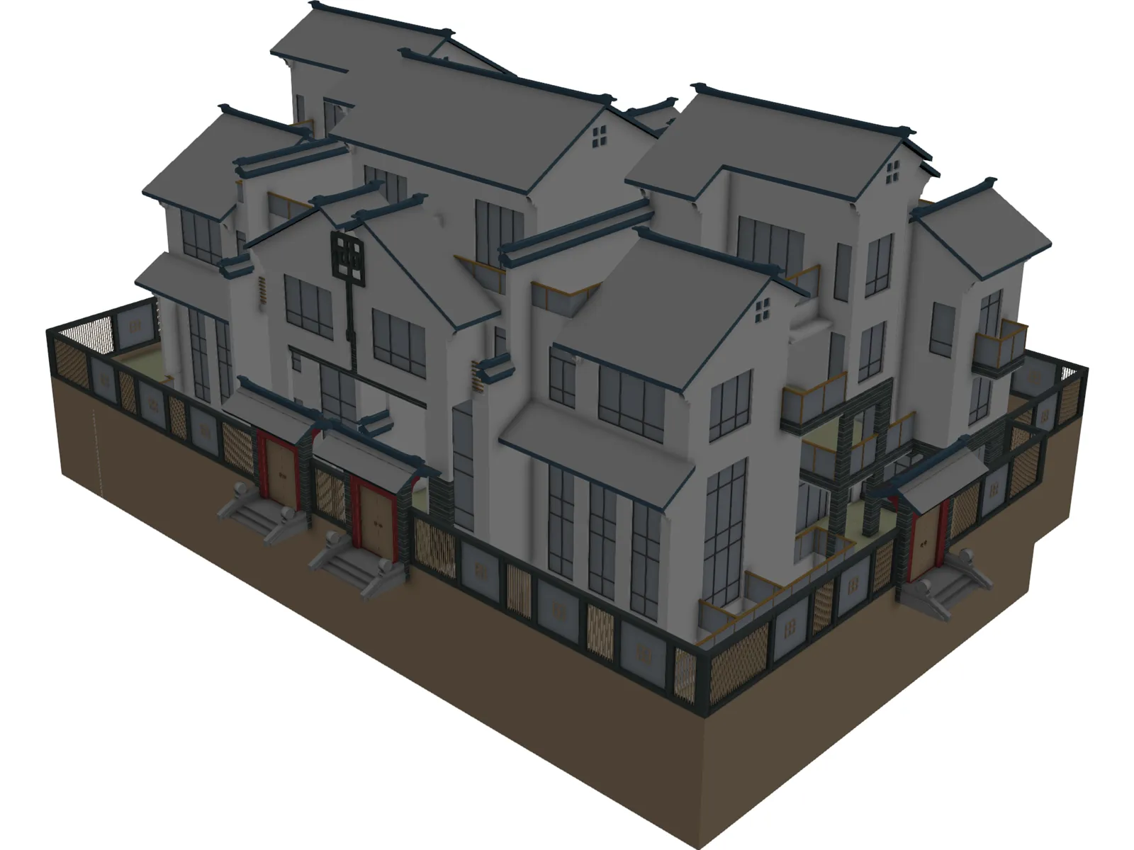 Villa 3D Model main preview