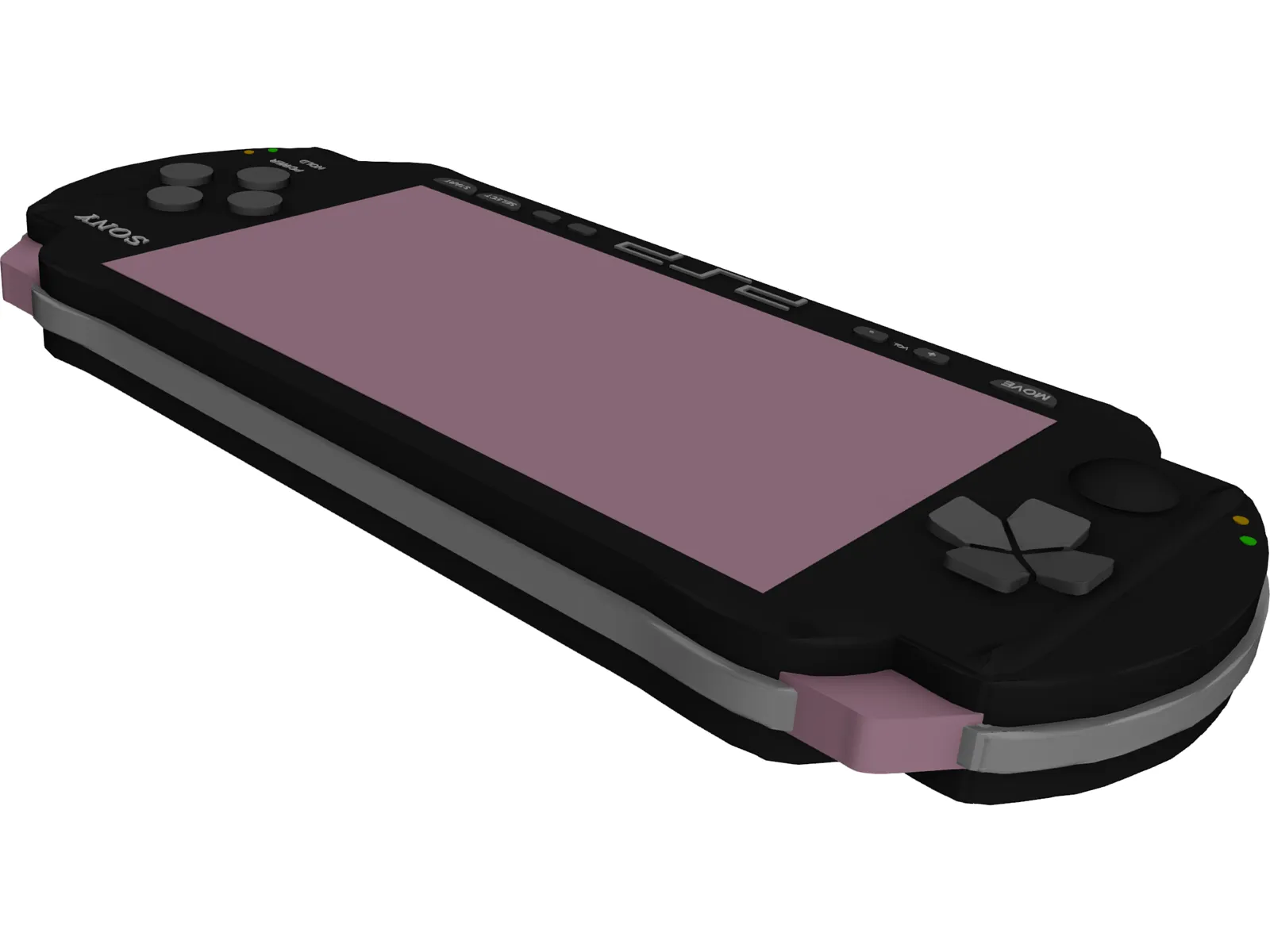 Sony PlayStation Portable (PSP) 3D Model main preview
