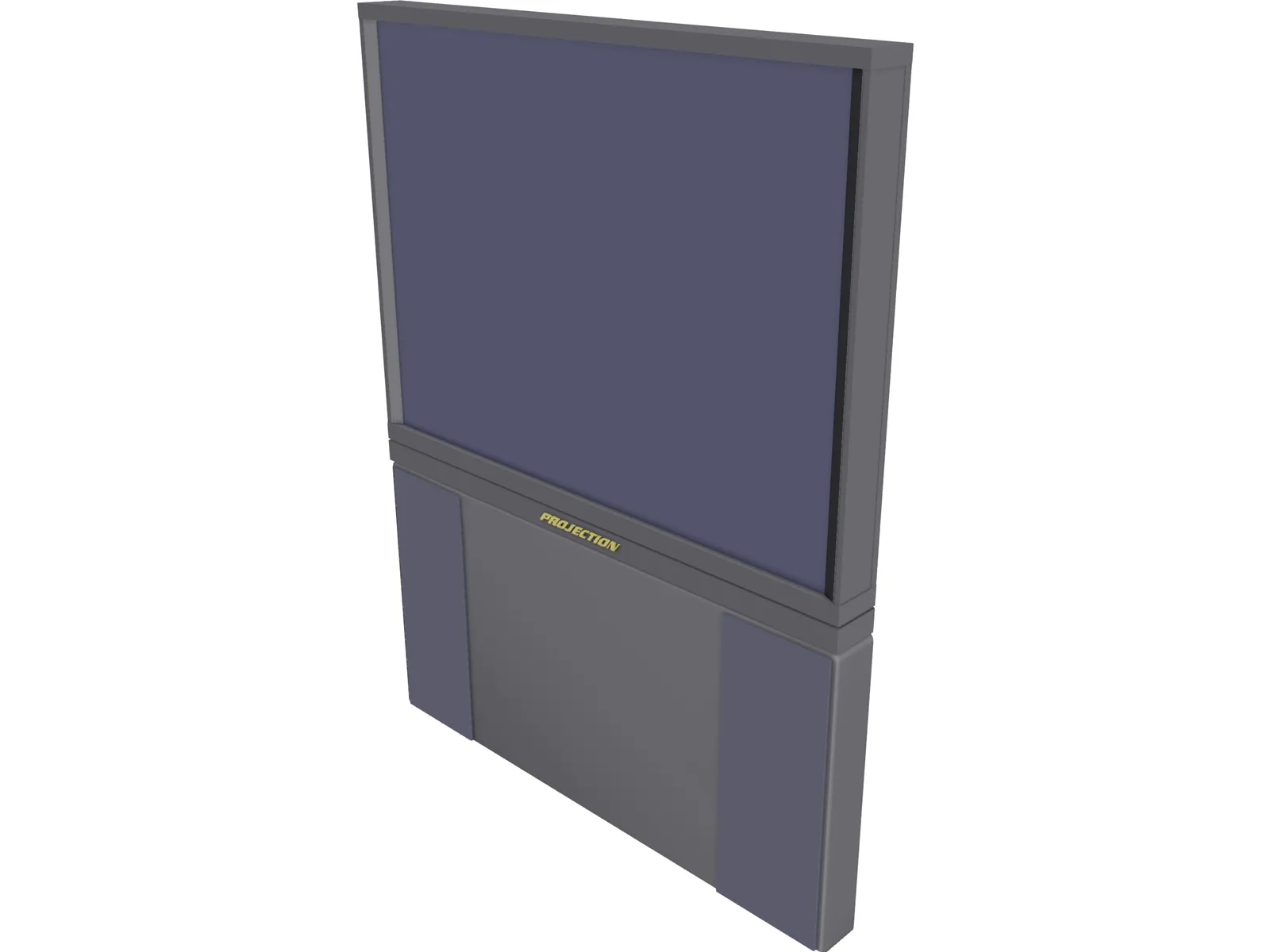 TV Projection 3D Model main preview
