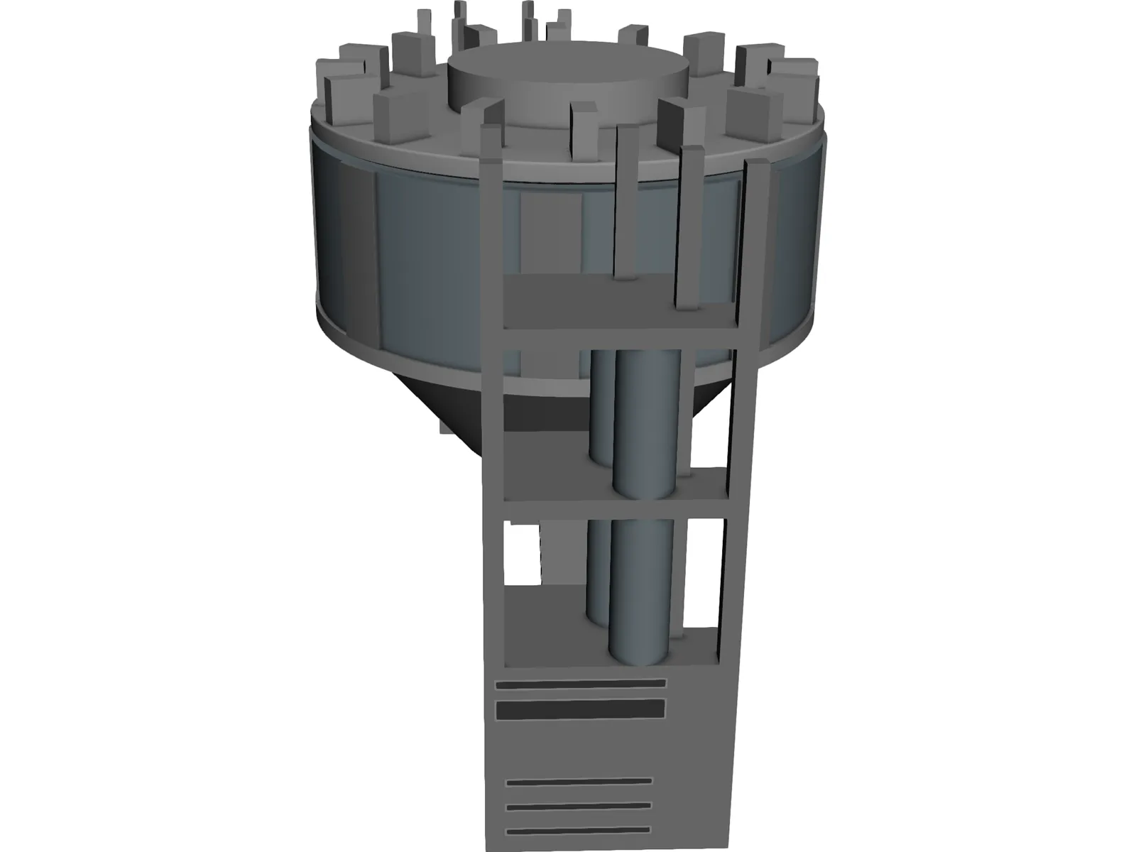Steel-Concrete Bond 3D Model main preview