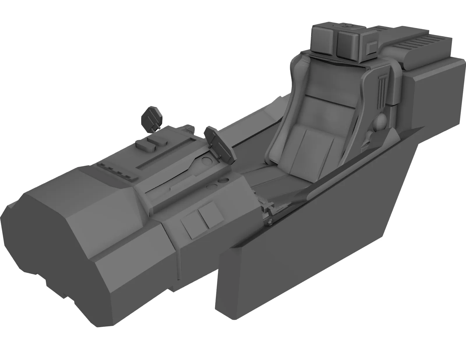 VF Cockpit 3D Model main preview