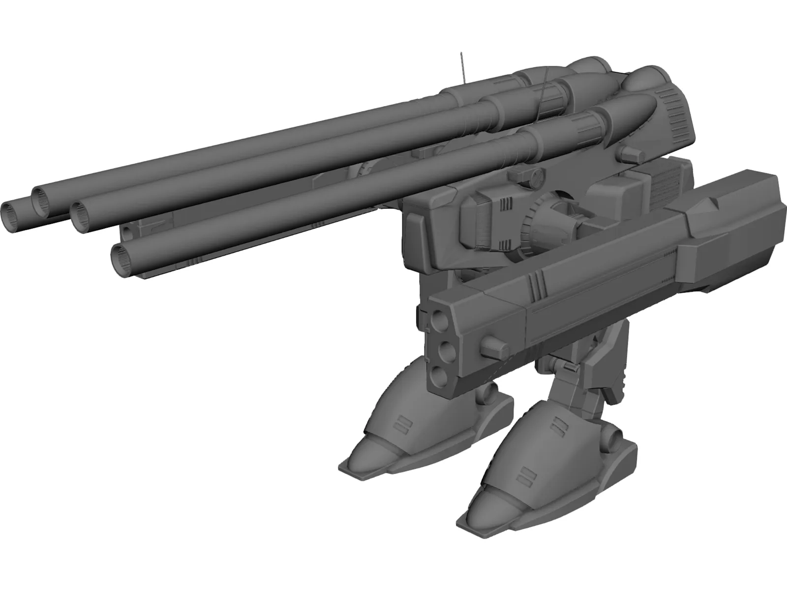 Monster 3D Model main preview