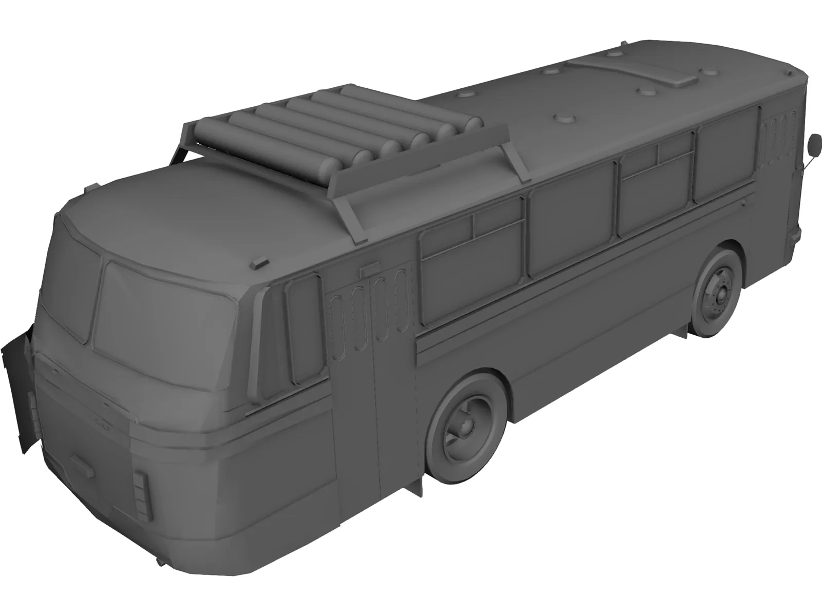 LAZ 695 3D Model main preview