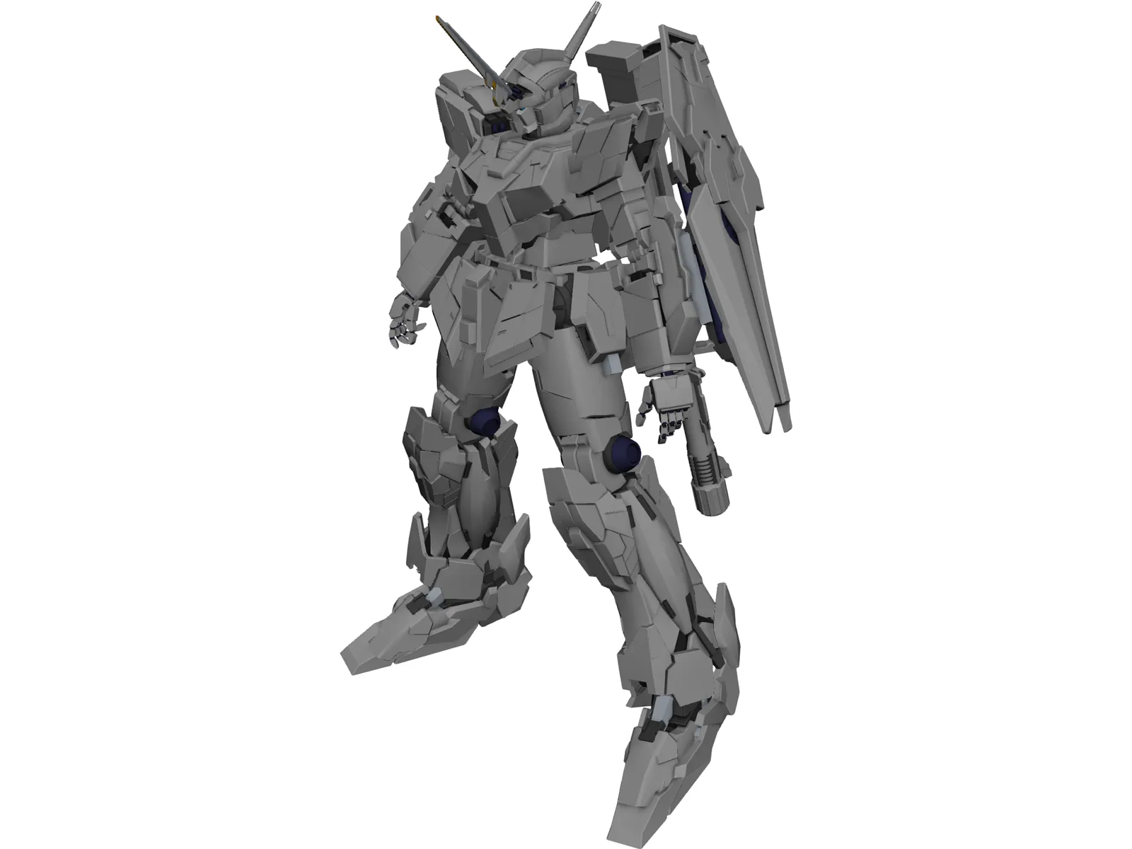 Gundam Unicon 3D Model main preview