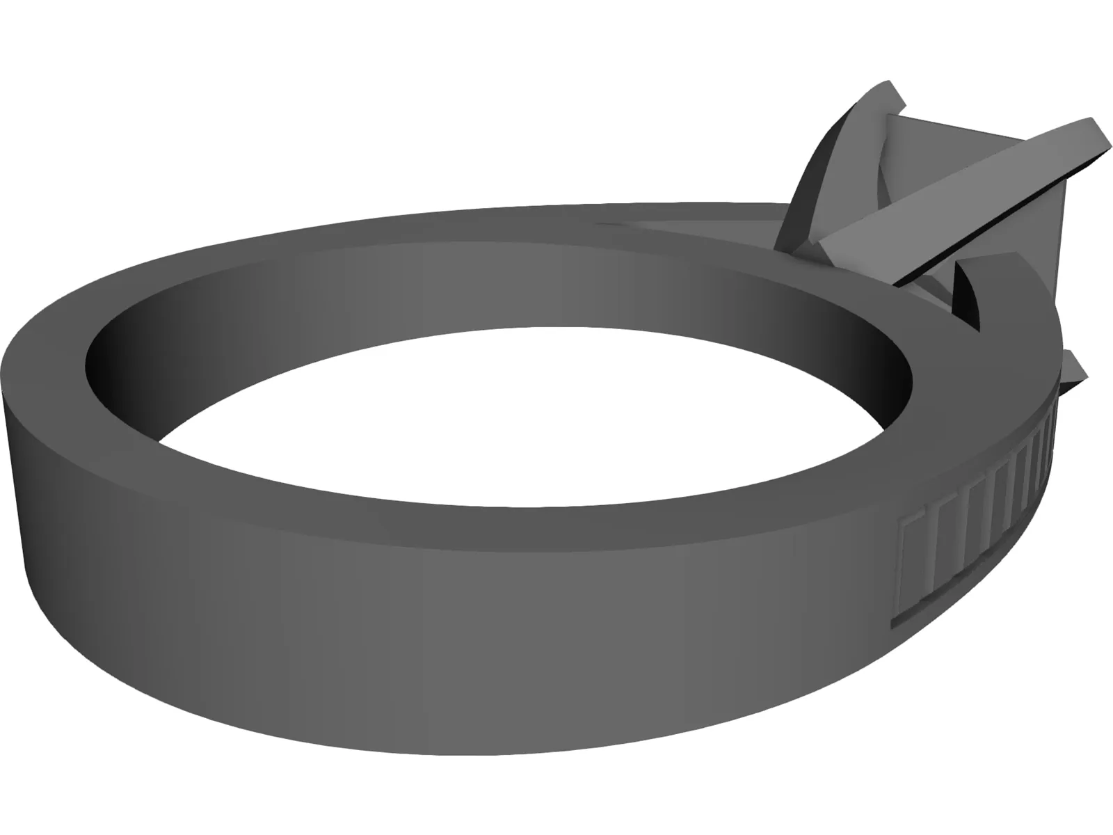 Wedding Ring 3D Model main preview