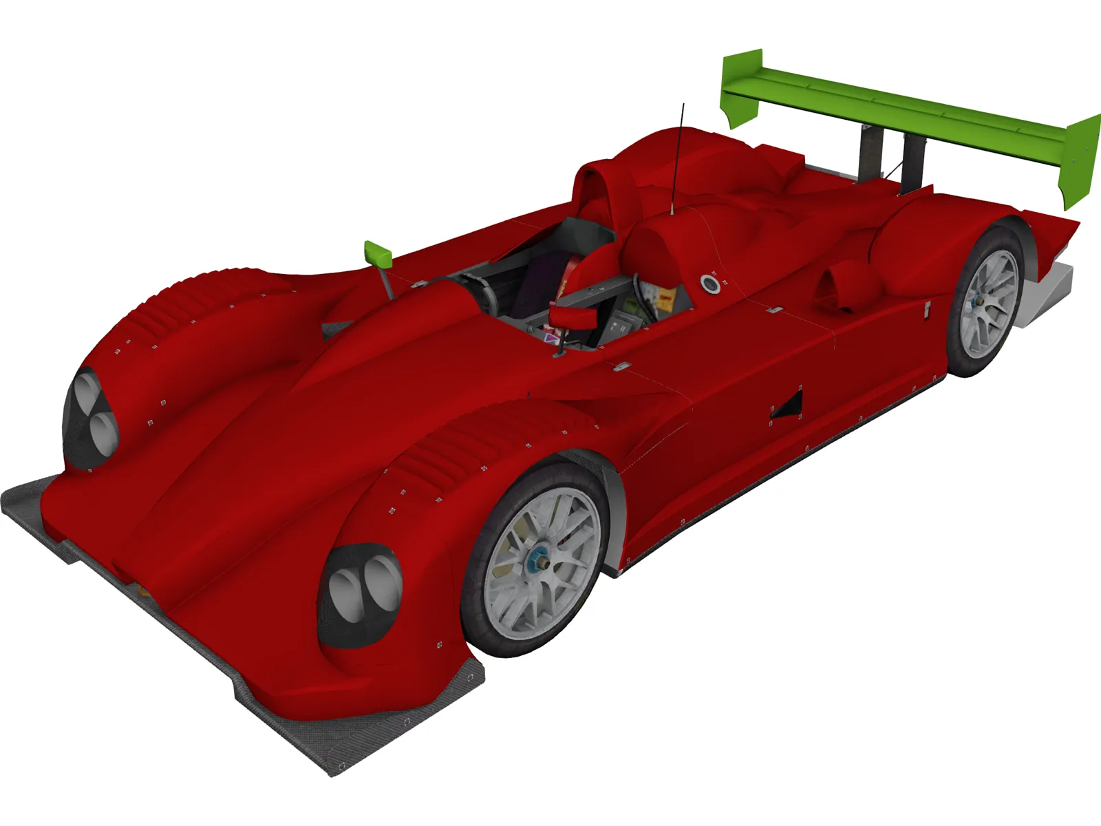 Courage C65 LeMans 3D Model main preview