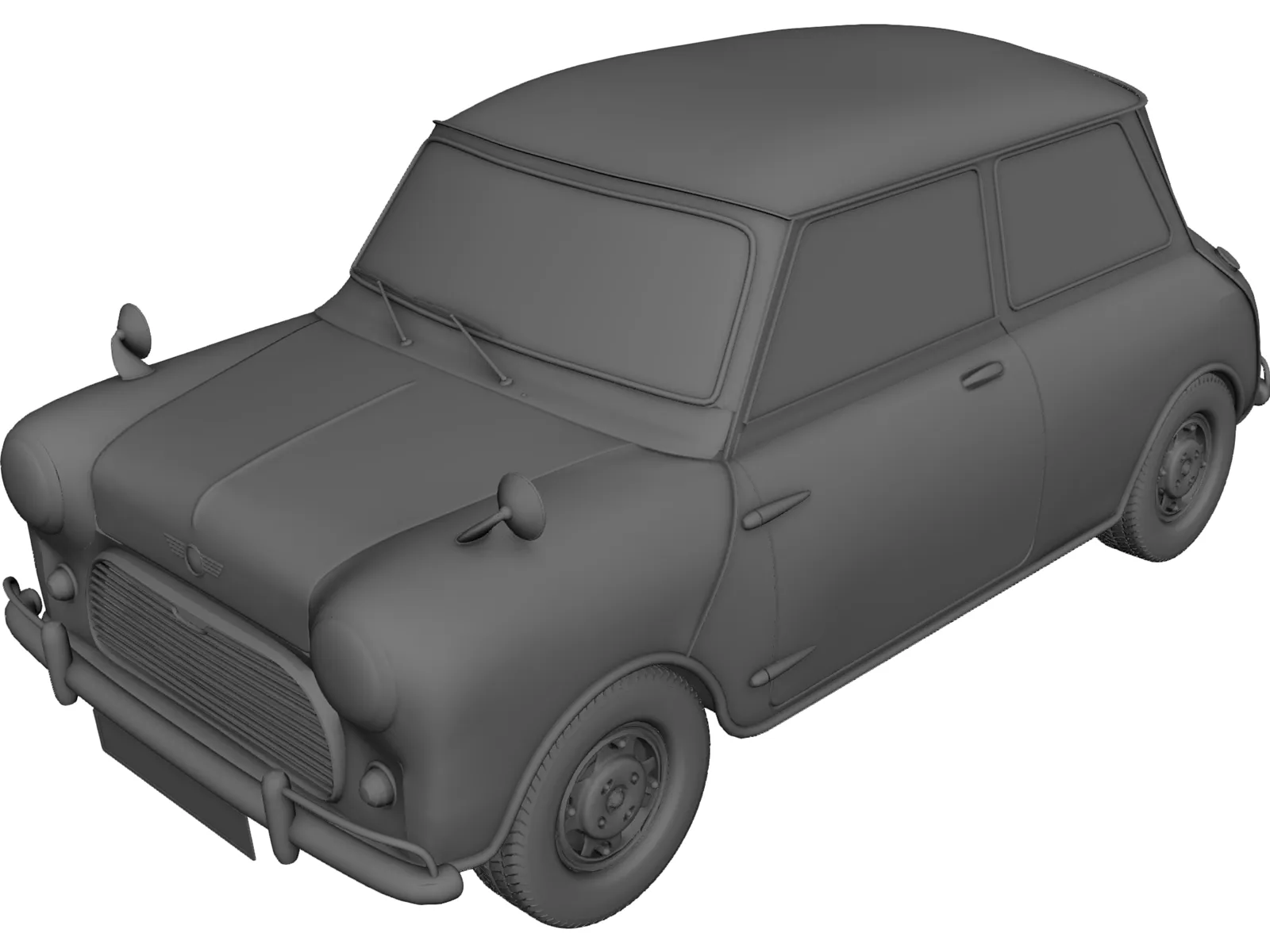 Mini Cooper 3D Model main preview