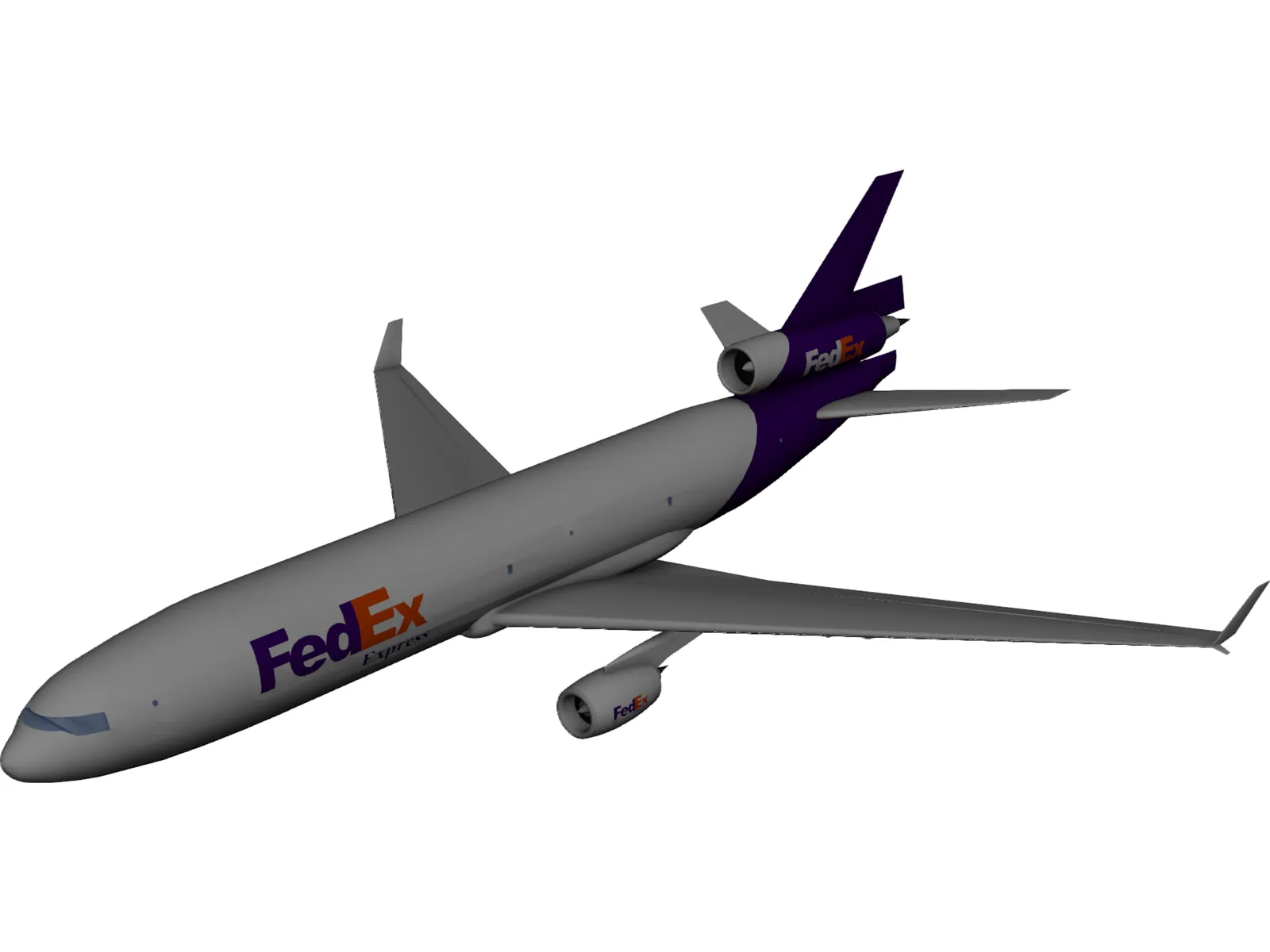 McDonnell Douglas/Boeing MD-11F FedEx 3D Model main preview